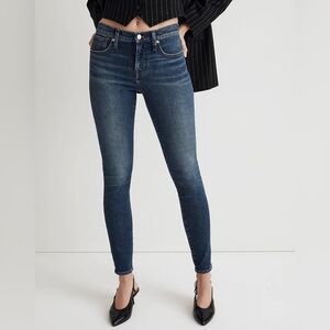 NWOT Madewell Petite Mid-Rise Skinny Jeans in Ravine Wash nn773 size 24